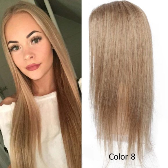 100% Human Hair Lace Front, Ash Brown/Blonde 26" - Picture 1 of 4